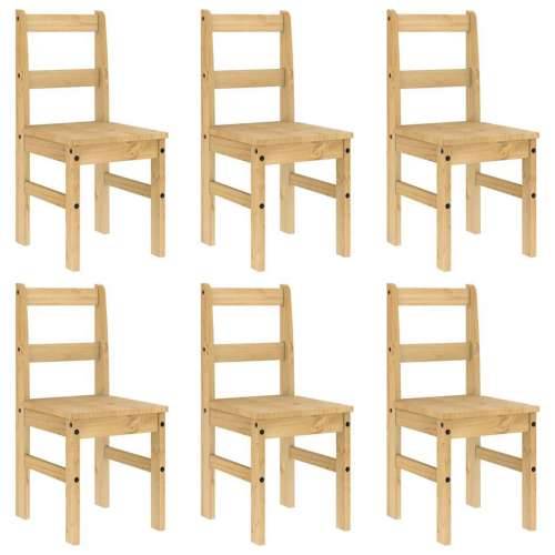 7-dijelni blagovaonski set Panama od masivne borovine - Prirodna 180 cm 6x stolica 1 Cijena