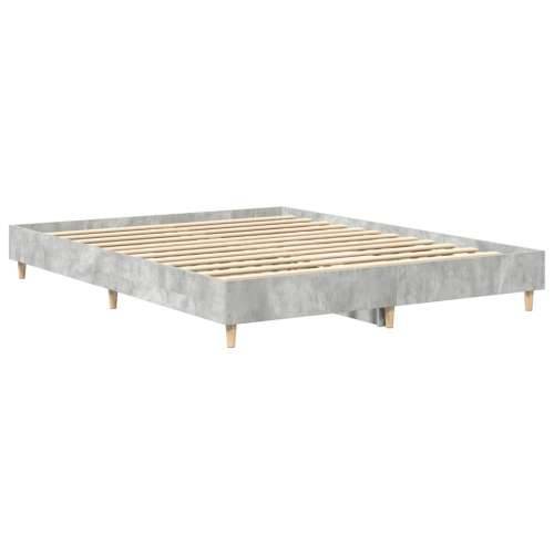 Okvir kreveta bez madraca 150x200 cm konstruiranog drva - Beton siva 150 x 200 cm Cijena