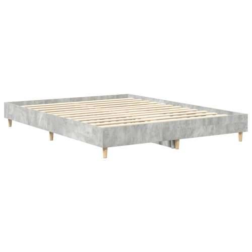 Okvir kreveta bez madraca 150x200 cm konstruiranog drva - Beton siva 150 x 200 cm Cijena