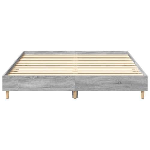 Okvir kreveta bez madraca 150x200 cm konstruiranog drva - Sivi hrast sonoma 150 x 200 cm Cijena