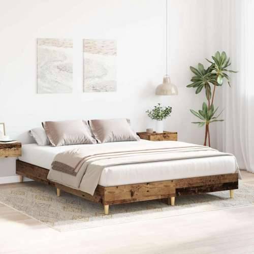 Okvir kreveta bez madraca staro drvo 140x200 cm - Staro drvo 140 x 200 cm Cijena