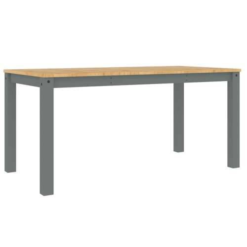 4-dijelni blagovaonski set Panama od masivne borovine - Siva 160 cm klupa + 2x stolica 1 Cijena