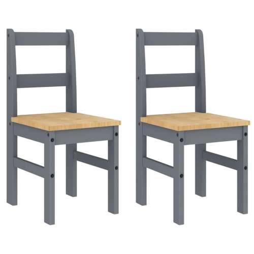 4-dijelni blagovaonski set Panama od masivne borovine - Siva 160 cm klupa + 2x stolica 1 Cijena