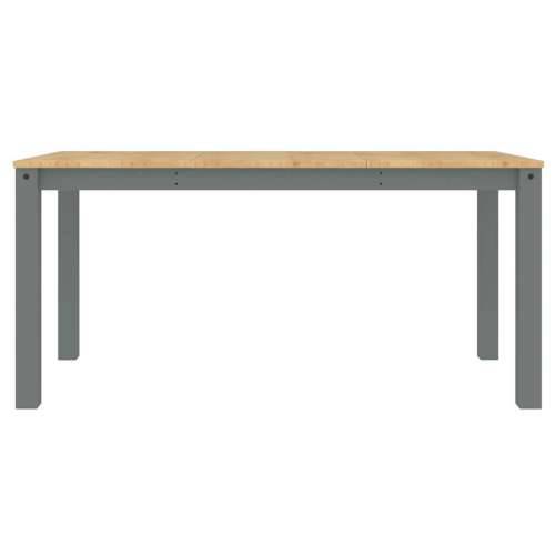 5-dijelni blagovaonski set Panama od masivne borovine sivi - Siva 160 cm 4x stolica 1 Cijena