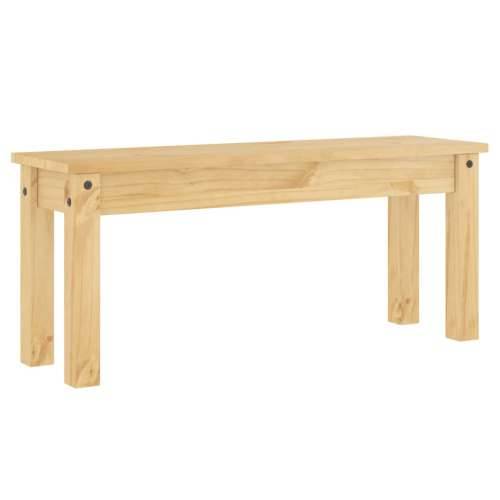 3-dijelni blagovaonski set Panama od masivne borovine - Prirodna 180 cm 2x klupa 1 Cijena