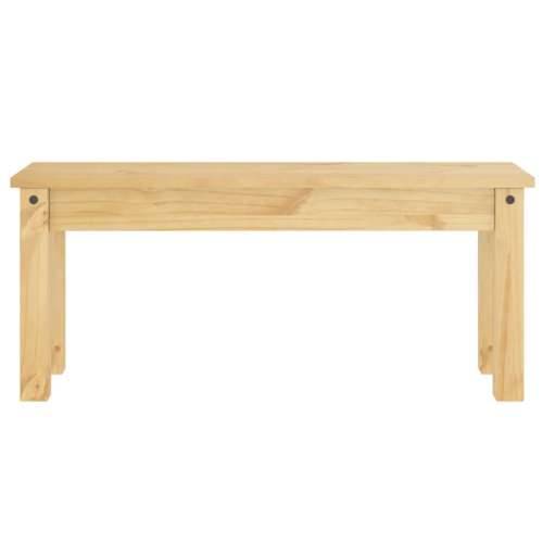 3-dijelni blagovaonski set Panama od masivne borovine - Prirodna 180 cm 2x klupa 1 Cijena