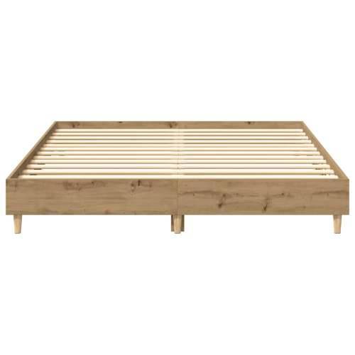 Okvir kreveta bez madraca boja hrasta artisan 140x200 cm - artisian oak 140 x 200 cm Cijena