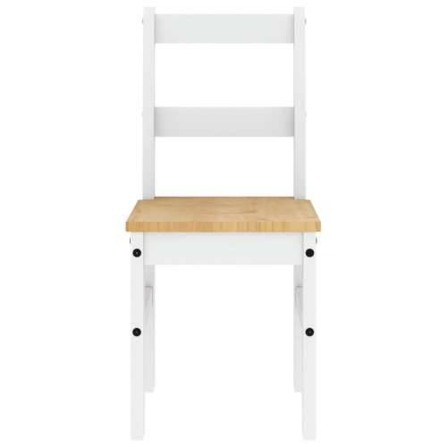 5-dijelni blagovaonski set Panama od masivne borovine - Bijela 160 cm 4x stolica 1 Cijena