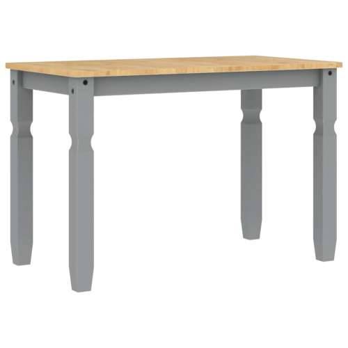 3-dijelni blagovaonski set Panama od masivne borovine sivi - Siva 112 cm 1 2 Cijena