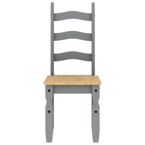 3-dijelni blagovaonski set Panama od masivne borovine sivi - Siva 112 cm 1 2 Cijena