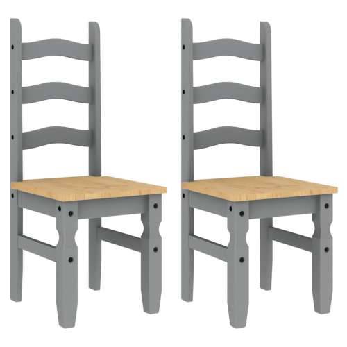 3-dijelni blagovaonski set Panama od masivne borovine sivi - Siva 180 cm 1 2 Cijena