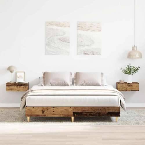Okvir kreveta bez madraca staro drvo 150x200 cm - Staro drvo 150 x 200 cm Cijena