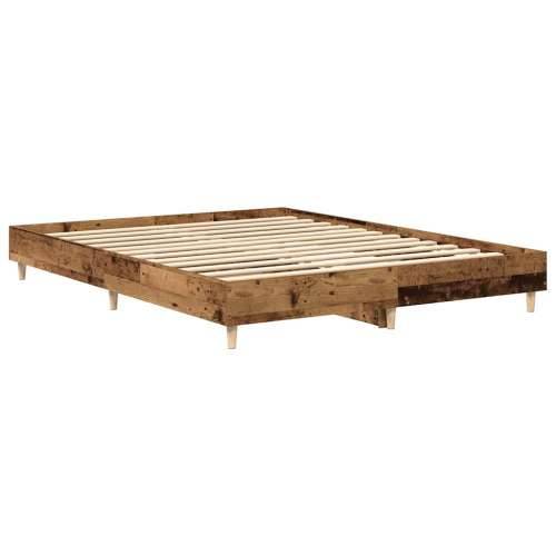 Okvir kreveta bez madraca staro drvo 150x200 cm - Staro drvo 150 x 200 cm Cijena