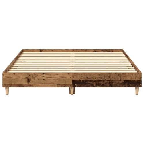 Okvir kreveta bez madraca staro drvo 150x200 cm - Staro drvo 150 x 200 cm Cijena