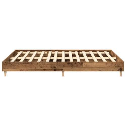 Okvir kreveta bez madraca staro drvo 150x200 cm - Staro drvo 150 x 200 cm Cijena