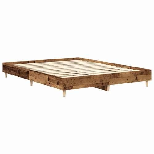 Okvir kreveta bez madraca staro drvo 150x200 cm - Staro drvo 150 x 200 cm Cijena