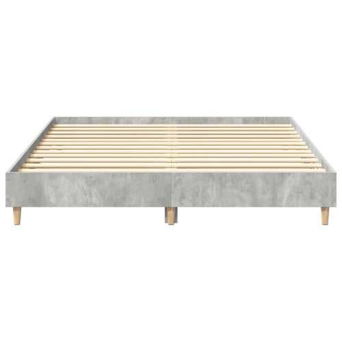 Okvir kreveta bez madraca 140x200 cm konstruiranog drva - Beton siva 140 x 200 cm Cijena