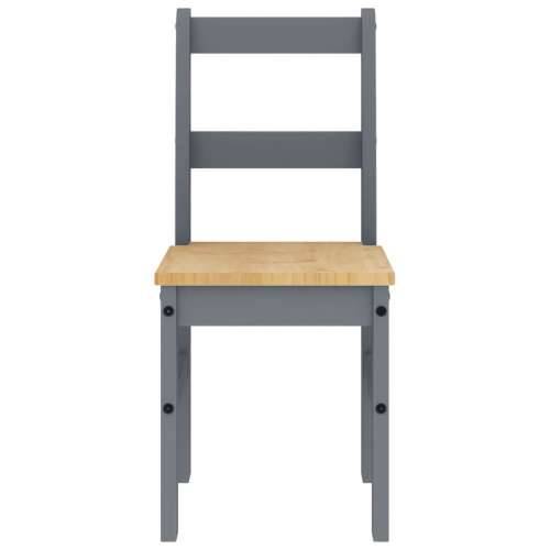 7-dijelni blagovaonski set Panama od masivne borovine sivi - Siva 180 cm 6x stolica 1 Cijena