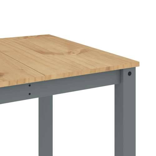 7-dijelni blagovaonski set Panama od masivne borovine sivi - Siva 180 cm 6x stolica 1 Cijena