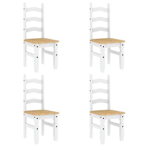 5-dijelni blagovaonski set Panama od masivne borovine - Bijela 112 cm 1 4 Cijena