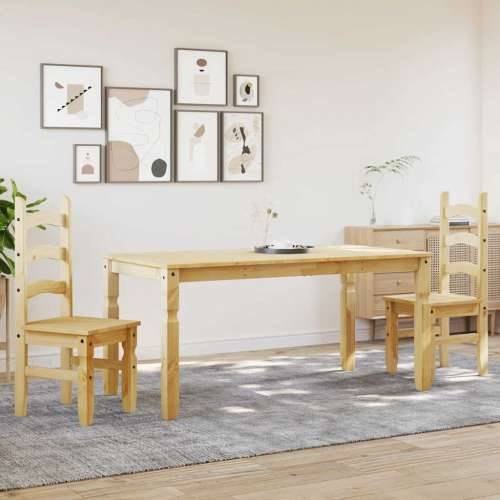 3-dijelni blagovaonski set Panama od masivne borovine - Prirodna 160 cm 1 2 Cijena