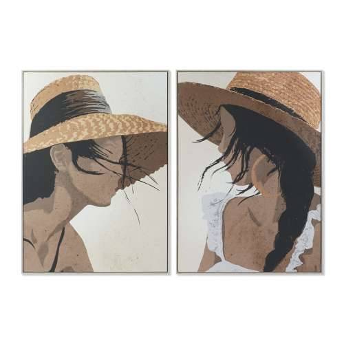 Slika DKD Home Decor 104 x 4,5 x 143,5 cm Šešir moderan (2 kom.) Cijena