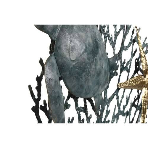 Zidni Ukras Home ESPRIT Plava zlatan Mediteran 55 x 4 x 48 cm (2 kom.) Cijena