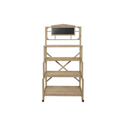 Polica Home ESPRIT Crna Daska Jelovina 98 x 68 x 192 cm Cijena