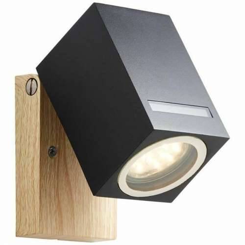 Rasvjetna tijela za zid Brilliant Galeni Crna Prirodno Metal Kristal 20 W GU10 Cijena