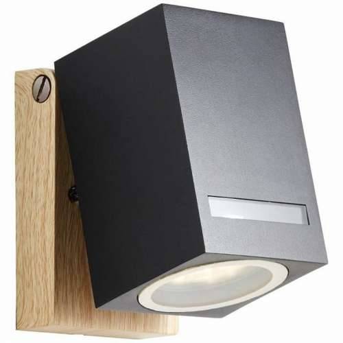 Rasvjetna tijela za zid Brilliant Galeni Crna Prirodno Metal Kristal 20 W GU10 Cijena