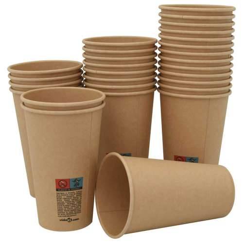 papirnate šalice za kavu s poklopcima 1000 kom 16 oz 400 ml - 1 400 ml Cijena