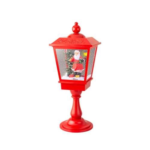 LED lampáš Lumineo Crvena Djeda Mraz Glazba Pokreta Cijena