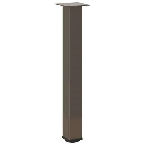 Noge za konzolni stol 4 kom. Prirodni čelik 72-74 cm Čelik - Prirodna 72-74 cm (80 mm) 1 Cijena
