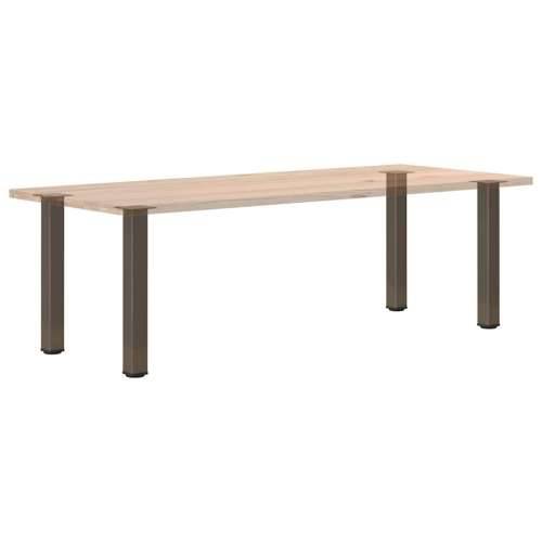 Noge za konzolni stol 4 kom. Prirodni čelik 72-74 cm Čelik - Prirodna 72-74 cm (80 mm) 1 Cijena