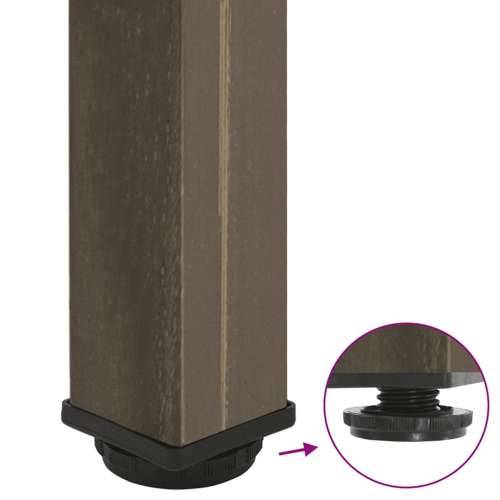 Noge za konzolni stol 4 kom. Prirodni čelik 72-74 cm Čelik - Prirodna 72-74 cm (80 mm) 1 Cijena