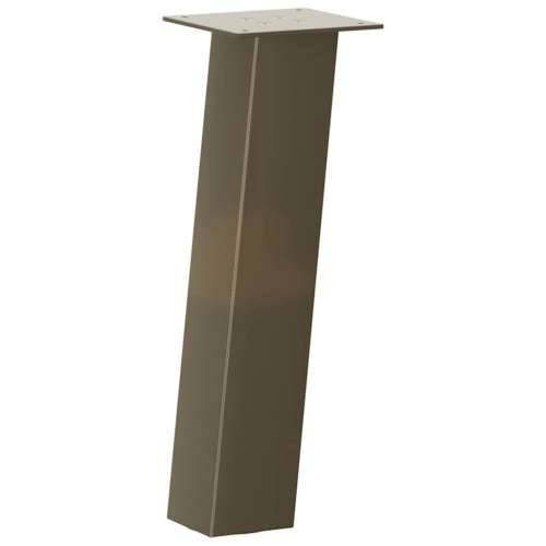 Noge za klub stolić 4 kom. Prirodni čelik 42 cm Čelik - Prirodna 42 cm (80 mm) 1 Cijena