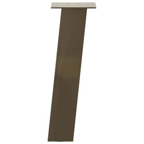 Noge za klub stolić 4 kom. Prirodni čelik 42 cm Čelik - Prirodna 42 cm (80 mm) 1 Cijena