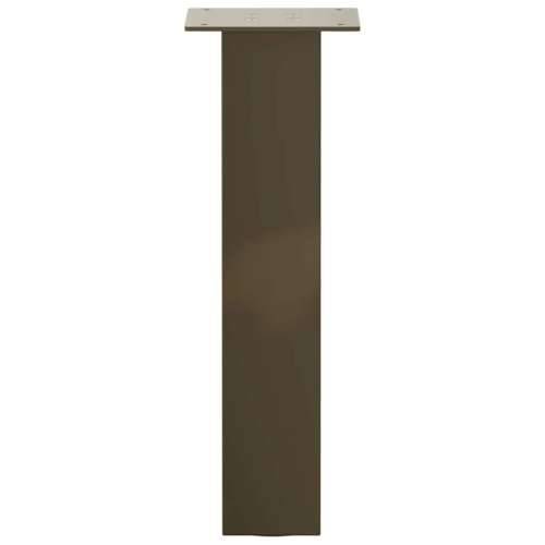 Noge za klub stolić 4 kom. Prirodni čelik 42 cm Čelik - Prirodna 42 cm (80 mm) 1 Cijena