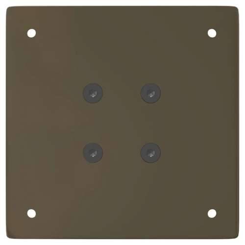 Noge za klub stolić 4 kom. Prirodni čelik 42 cm Čelik - Prirodna 42 cm (80 mm) 1 Cijena
