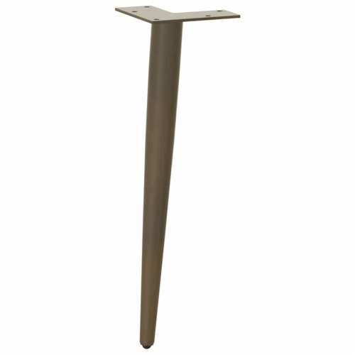 Noge za klub stolić konusnog oblika 4 kom prirodni čelik 42-43 cm čelik - Prirodna 42-43 cm 1 Cijena