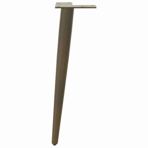 Noge za klub stolić konusnog oblika 4 kom prirodni čelik 42-43 cm čelik - Prirodna 42-43 cm 1 Cijena
