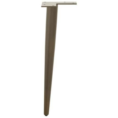 Noge za klub stolić konusnog oblika 4 kom prirodni čelik 42-43 cm čelik - Prirodna 42-43 cm 1 Cijena