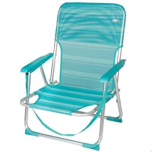 Stolica za za plažu Aktive Turkizno 44 x 72 x 35 cm Aluminij Sklopiv (4 kom.) Cijena