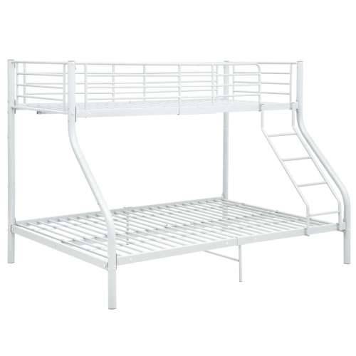Okvir za krevet na kat bijeli metalni 140 x 200 / 90 x 200 cm Cijena
