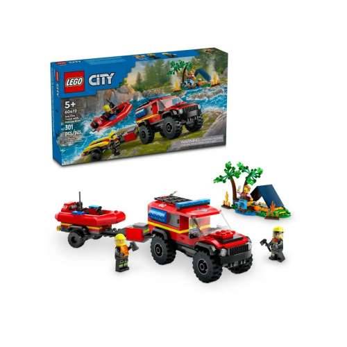 Playset Lego 60412 4x4 Fire Engine with Rescue Boat Cijena