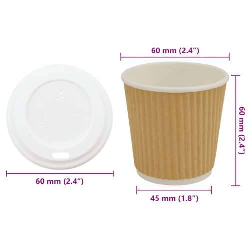 papirnate šalice za kavu s poklopcem 1000 kom 4 oz 100 ml - 1 100 ml Cijena