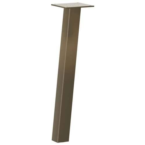 Noge za klub stolić 4 kom. Prirodni čelik 42 cm Čelik - Prirodna 42 cm (40 mm) 1 Cijena