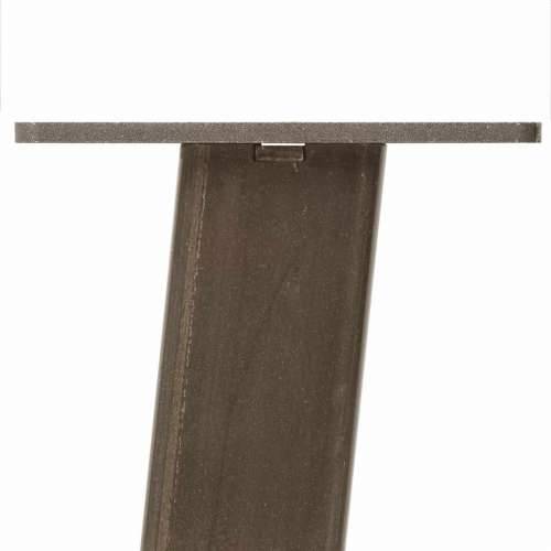 Noge za klub stolić 4 kom. Prirodni čelik 42 cm Čelik - Prirodna 42 cm (40 mm) 1 Cijena
