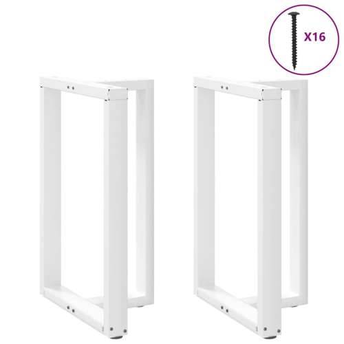Noge za barski stol T-oblika 2 kom Bijele 60x35x(90-91) cm Čelik - Bijela 60 x 35 x (90-91) cm 1 Cijena