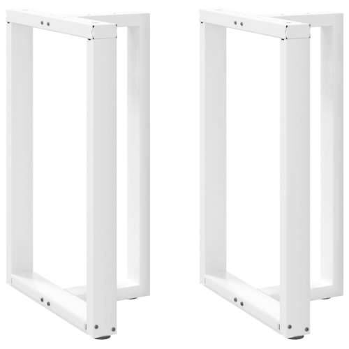 Noge za barski stol T-oblika 2 kom Bijele 60x35x(90-91) cm Čelik - Bijela 60 x 35 x (90-91) cm 1 Cijena